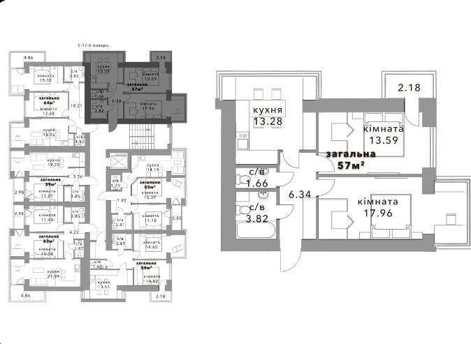 Світла 2кк  58м2 в НОВОМУ ЖК/Розтермінування/БЕЗ КОМІСІЇ/поруч парк