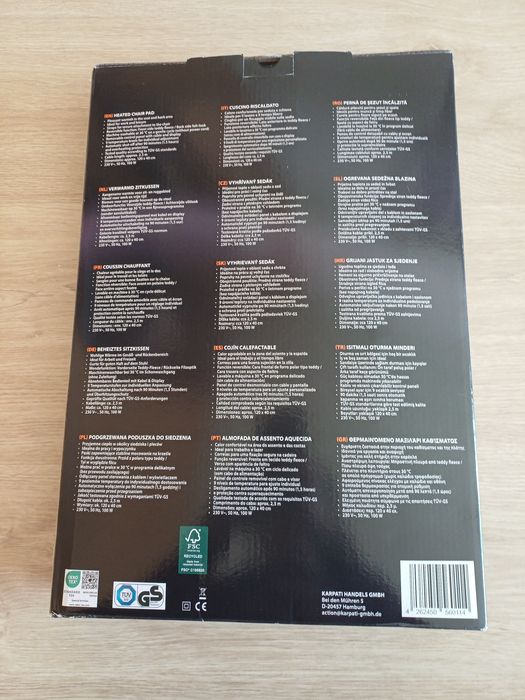 Aquecedor de cadeira elétrico - Novo