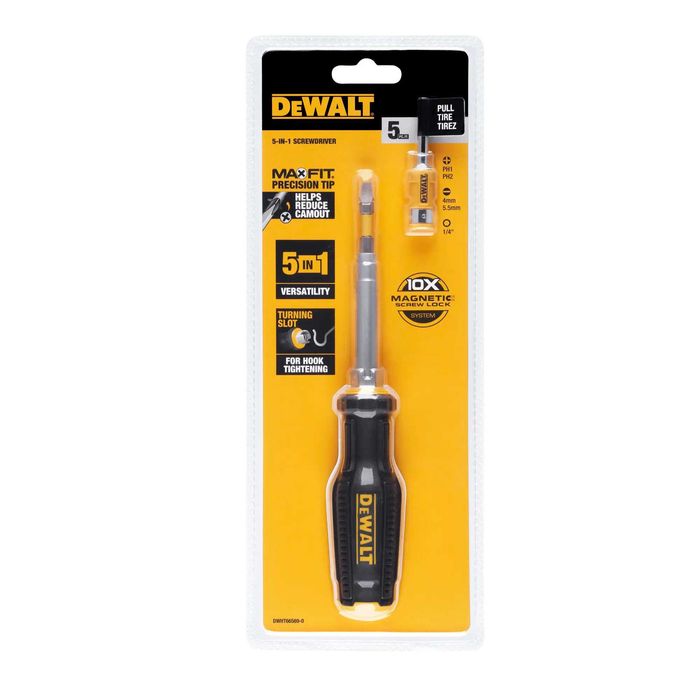 DeWALT DWHT66569-0 Викрутка - набір FULL FIT 6 Way з двома  бітами