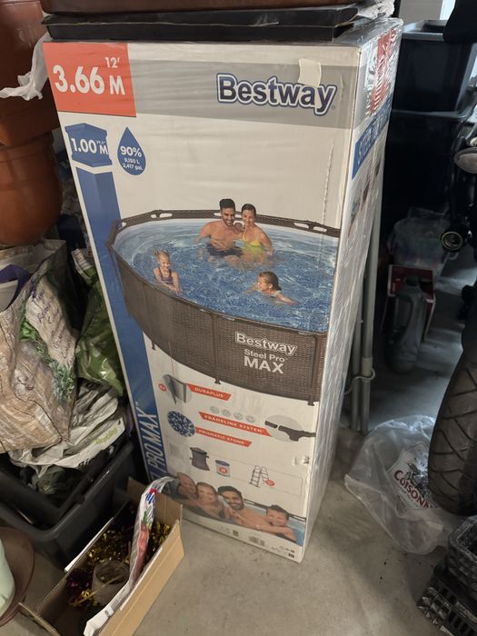 Base stelazowy RATTAN 366x100 BESTWAY