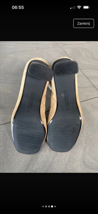 Botki skórzane Pull&Bear