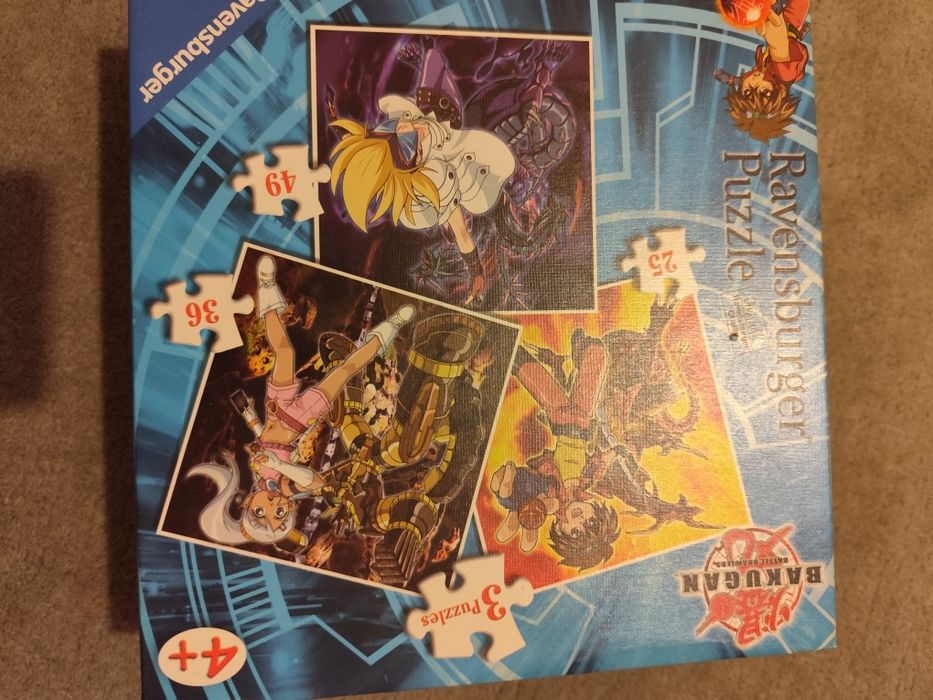 Puzzle BAKUGAN x3