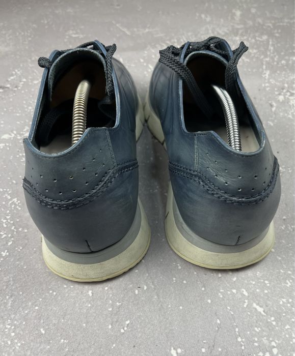 Кросівки Santoni Smooth шкіряні Made In Italy класичні Італія