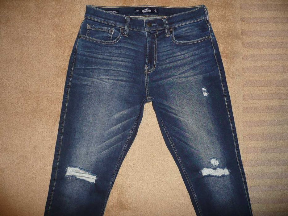 Spodnie dżinsy HOLLISTER W31/L32=41,5/100cm jeansy