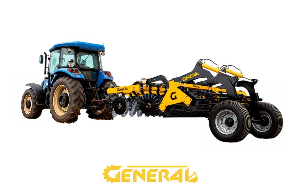 GENERAL | Лущильник Причіпний 3,2 м | Легка Дискова Борона