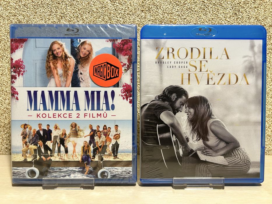 Blu-ray диски Фокус/ Клеопатра/ Человек дождя/Город ангелов/Mamma Mia!