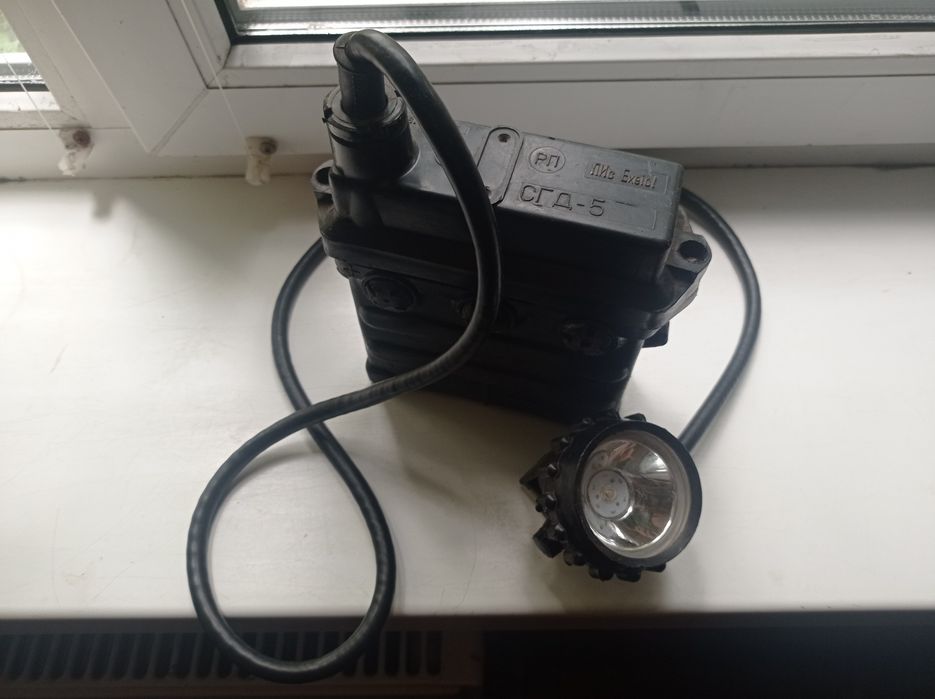 Фонарь щелочной, (коногонка)