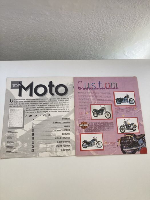 Caderneta Panini Top Moto