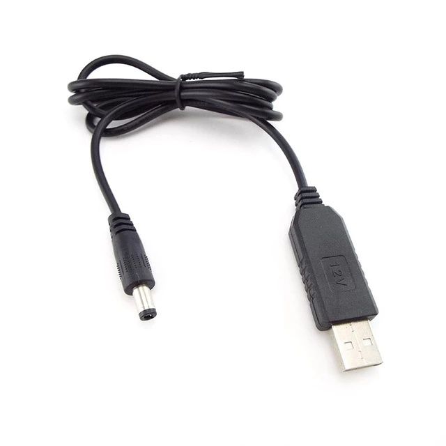 Кабель для роутера USB to DC 12v 5.5mm 3.5mm