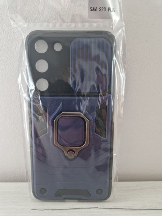 Ring Lens Case do Samsung Galaxy S23 Plus Granatowy