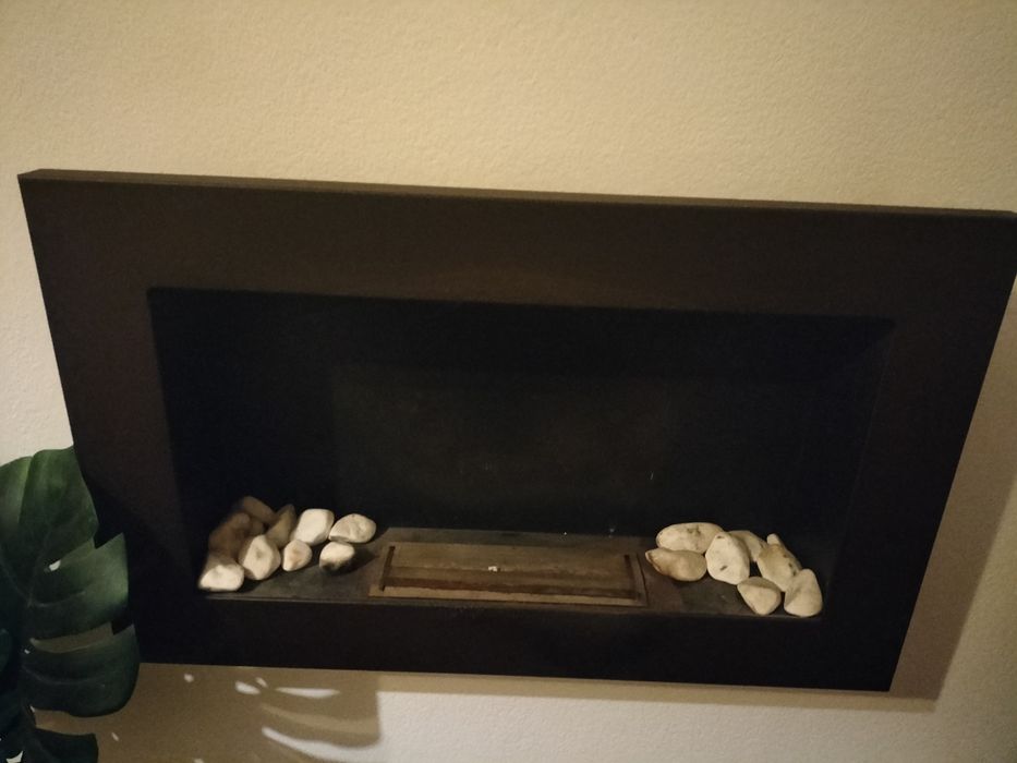 Lareira interior a bioetanol