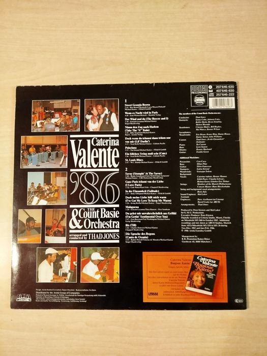 Caterina Valente 86 The Count Basie Orchestra płyta winylowa