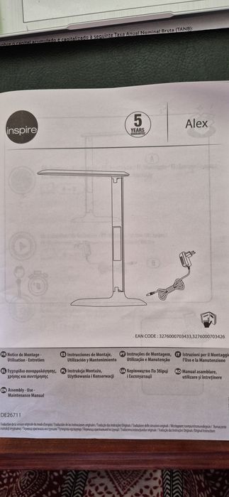 Cadeeiro de mesa preto LED