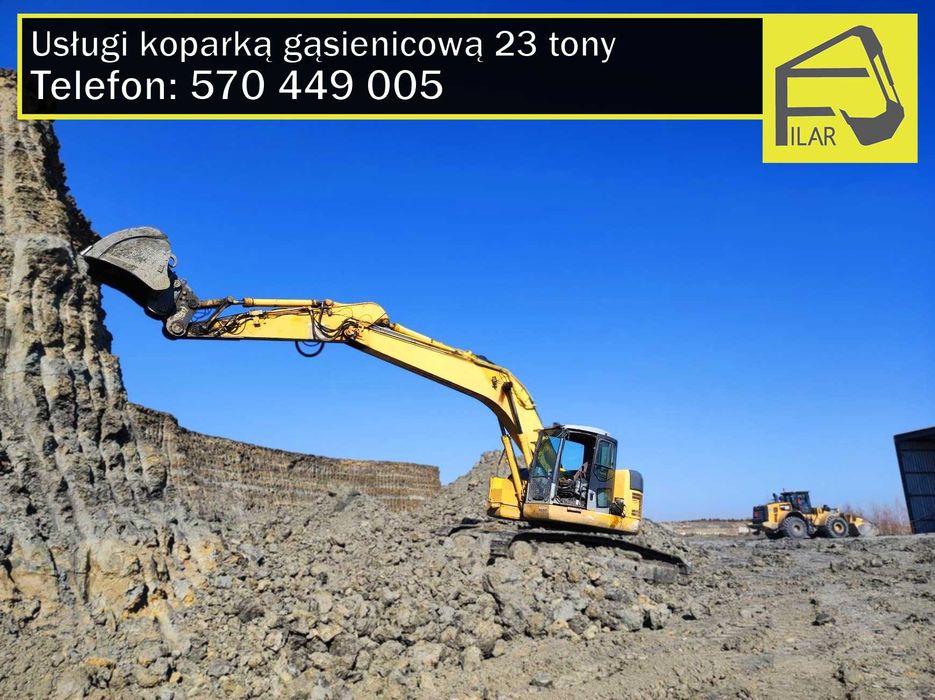 Usługi minikoparką , koparką , roboty ziemne , rozbiórki, wynajem !