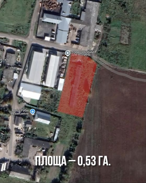 Промислова ділянка в Прилуцькому