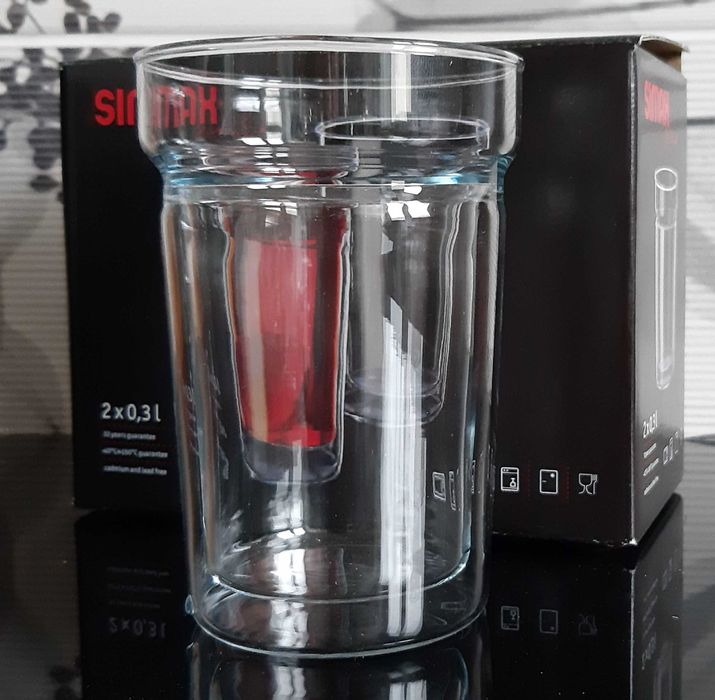 Набор стаканов с двойными стенками Simax Dual 2*300 мл