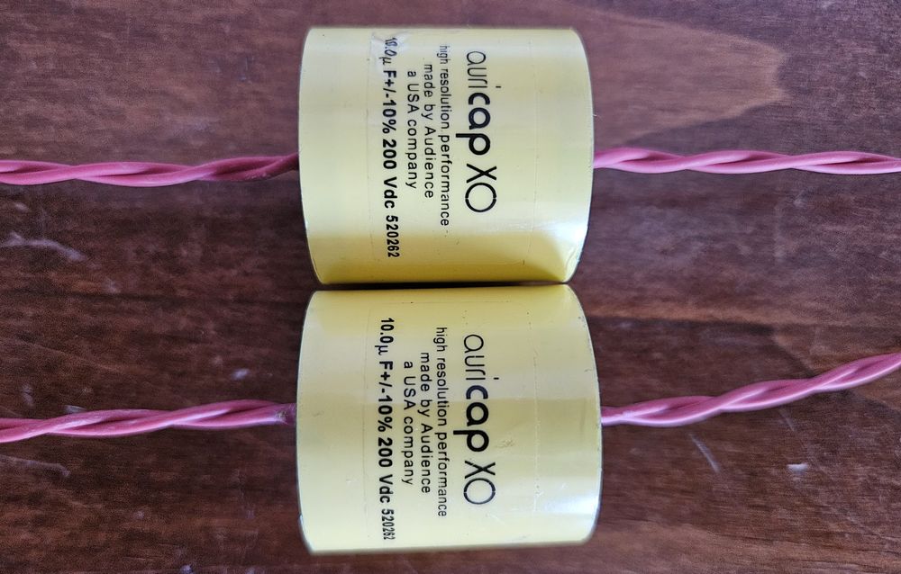 Para kondensatorów Auricap XO 10uF 200V, nowe
