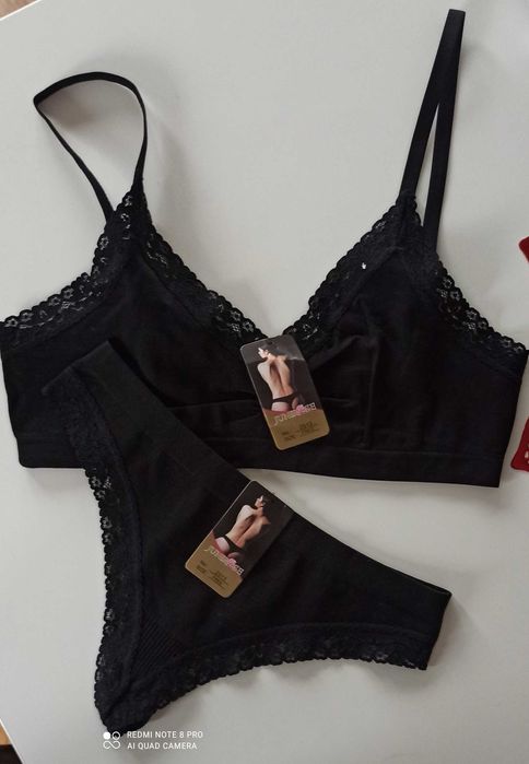 Komplet stanik top plus stringi Rozmiar 36