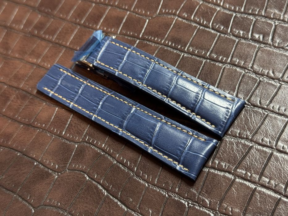 Breitling Navitimer, B-1 i inne pasek niebieski