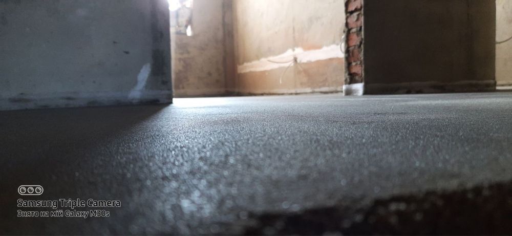 Машинна штукатурка гіпсова, вапняно цементна, стяжка підлоги