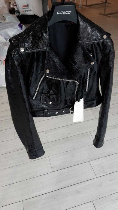 Kurtka skórzana Włoskiej marki FLO CLO