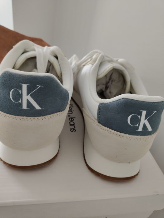 Sneakersy nowe Calvin Klein CK retro runner iconic