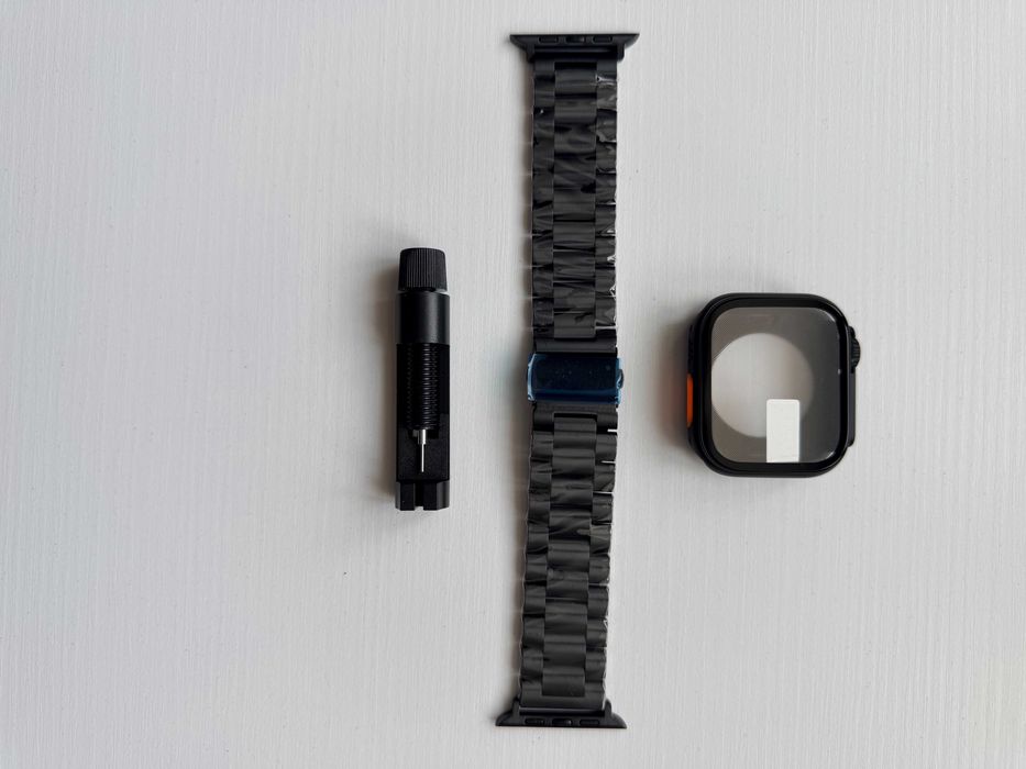 Бампер і металевий ремінець для Apple Watch на всі серії чехол ремешок
