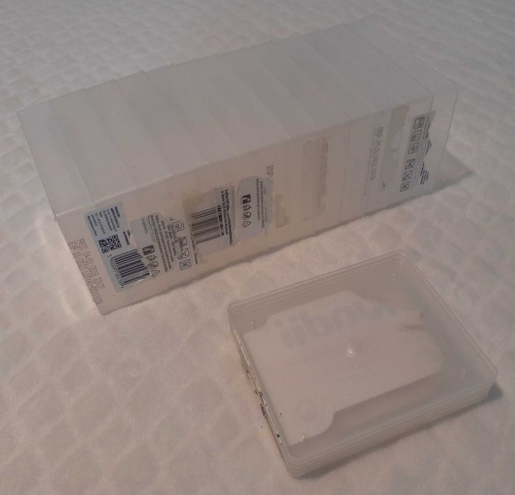 Pojemniki plastikowe po patyczkach, 11x9x4,5cm, 12szt. (Kreatywne]