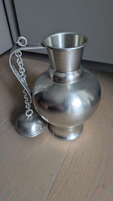 Perfect 28 cm Tall Tin Jug64861180683394123