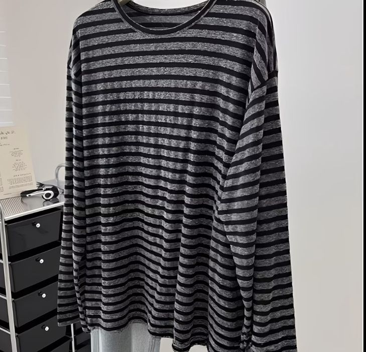 лонгслів лонг дитячий longsleeve в смужку y2k oversized archive opium М новий