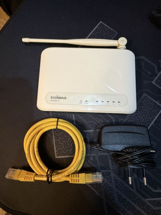Ruter Edimax BR-6228nS V2 + Kabel CAT 5e