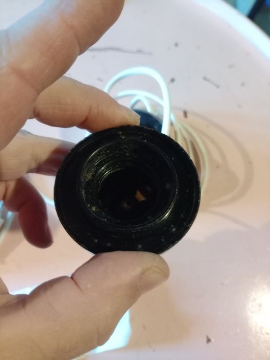 Par de ligações para candeeiros de mesa