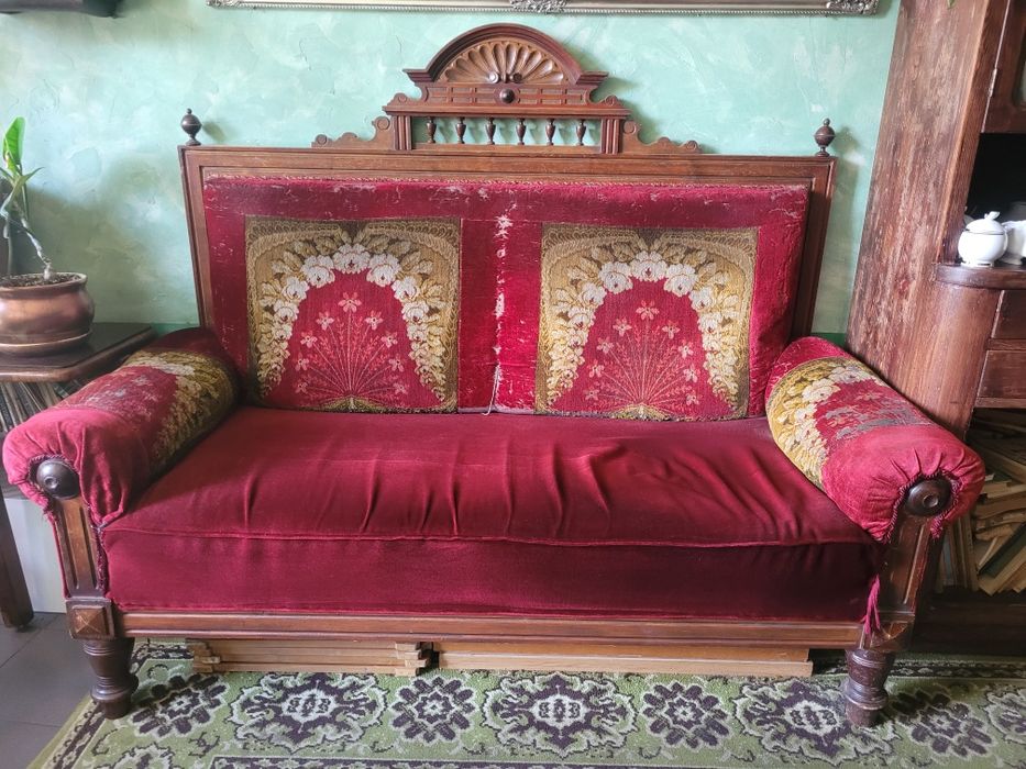 Kanapa  eklektyczna stara antyk