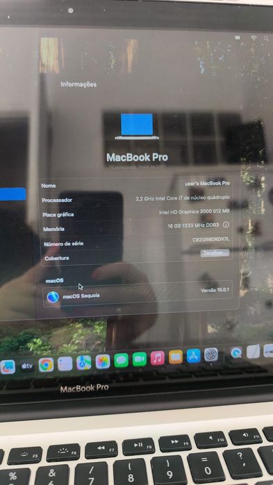 Macbook Pro 15” i7 Quad-core 16gb RAM