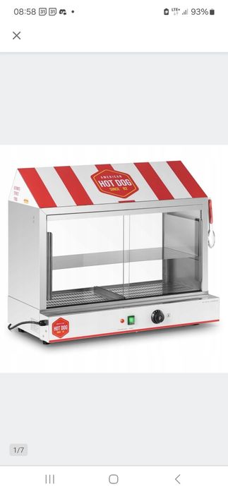 Podgrzewacz Do HOT DOGÓW - 300 PARÓWEK / 100 BUŁEK