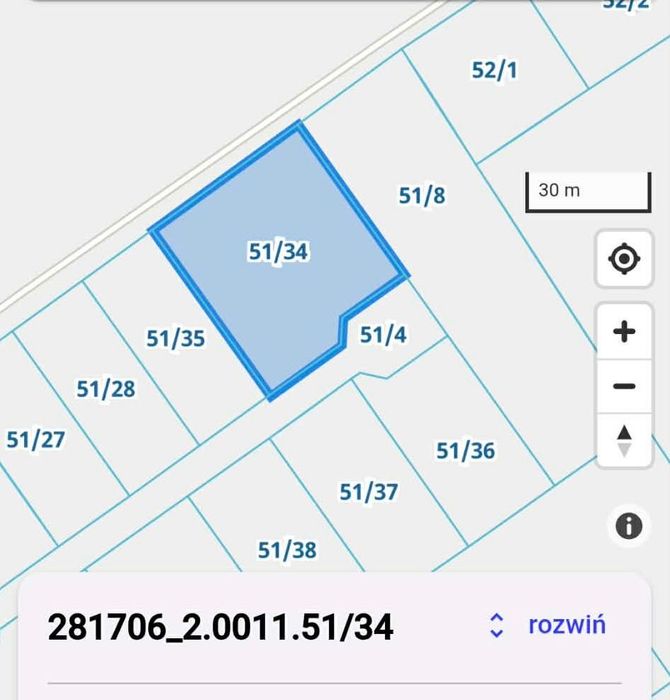 Działka z warunkami zabudowy Lipowa Góra Zachodnia