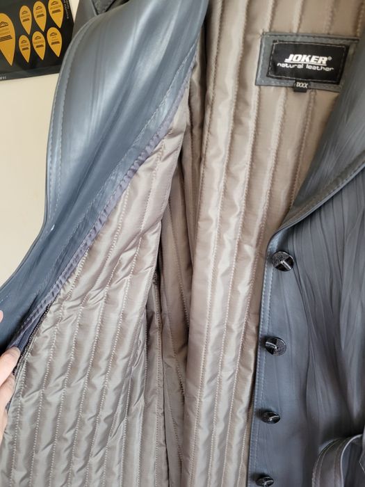 Kurtka damska skórzana z odpinanym ocieplaczem, XXXL, wyprzedaż