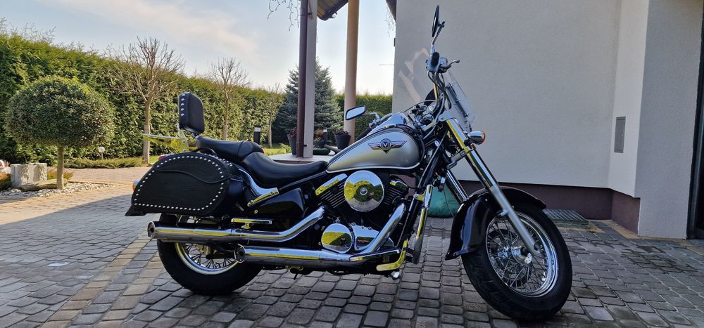 Kawasaki VN800 Vulcan Classic 1999r, piękny, nowe opony Cobra, dużo  dodatków. Po serwisie.