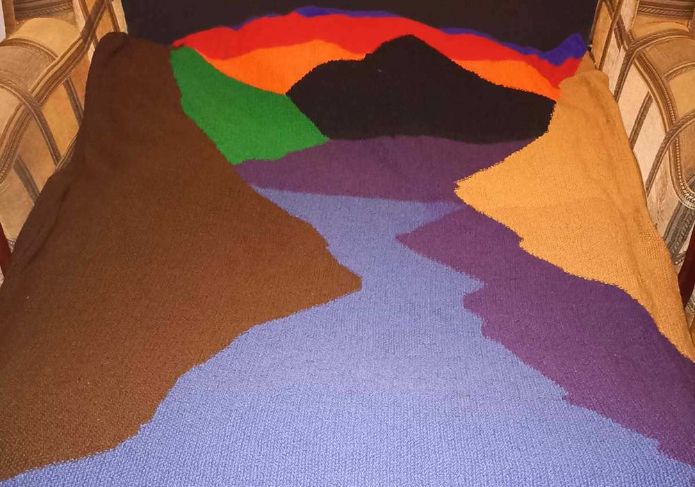 Вязанная картина