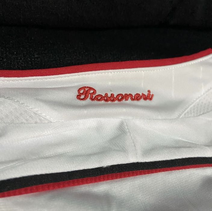 Camisola Retrô Milan Branco Manga Comprida 2007 Kaká UCL Envio Rapido