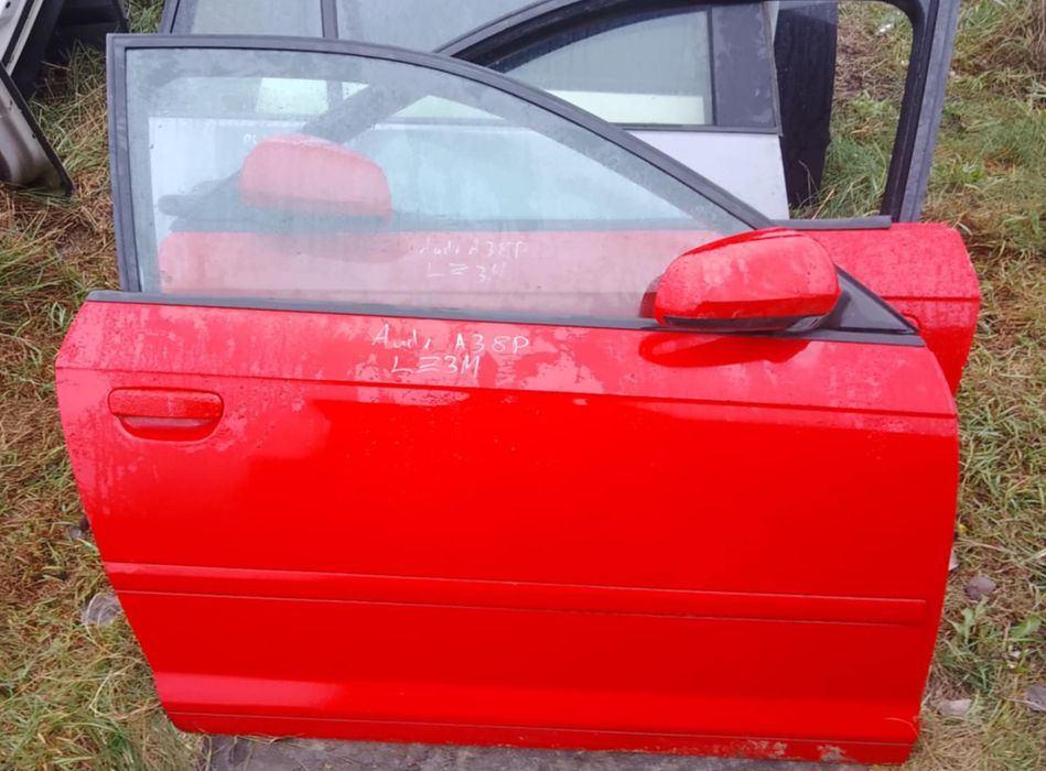Drzwi lewe prawe audi a3 8p 3d  LZ3M super stan!