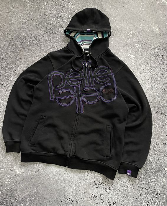 Pelle Pelle Vintage Zip Hoodie 90s Rare