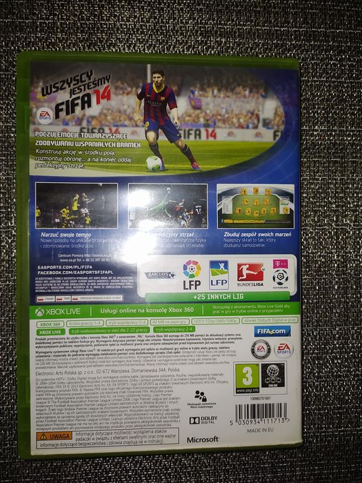 FIFA 12 i 14 komplet Xbox 360
