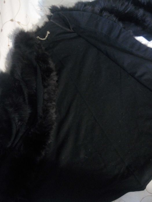 накидка палантин мех натуральный трикотаж сост идеальное