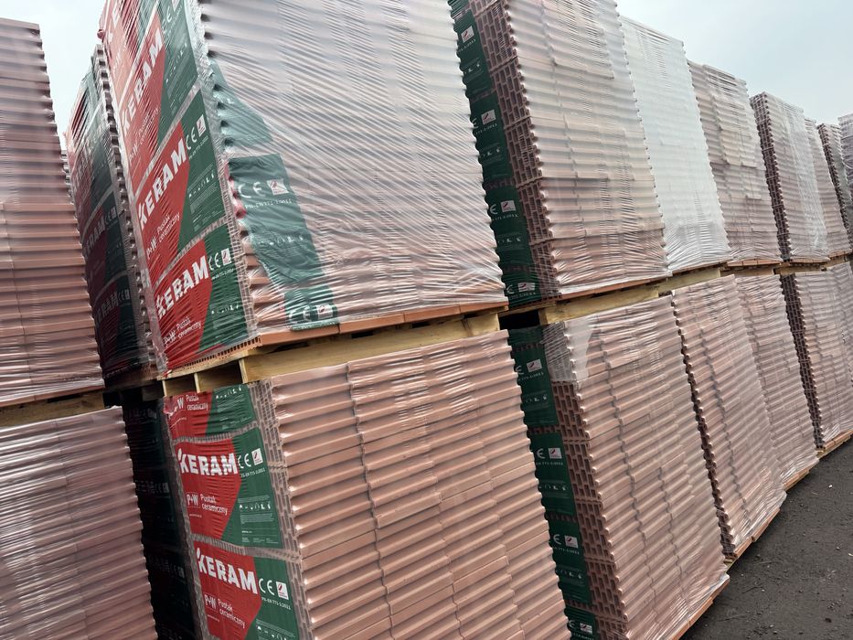 Pustak ceramiczny 25 PW porotherm bloczek beton h+h Glika  Termoton  Keram Leier
