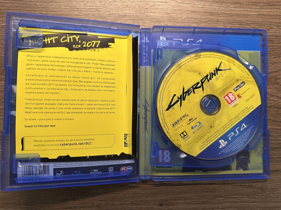 Cyberpunk - gra PS4 PS5 Playstation 4 i 5