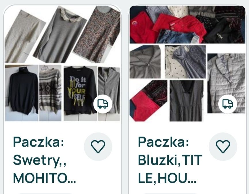 Paka: Kamizelka bezrękawnik+2 x PACZKI swetry,kurtka,bluzki,spodnie+jeansNEXT/L