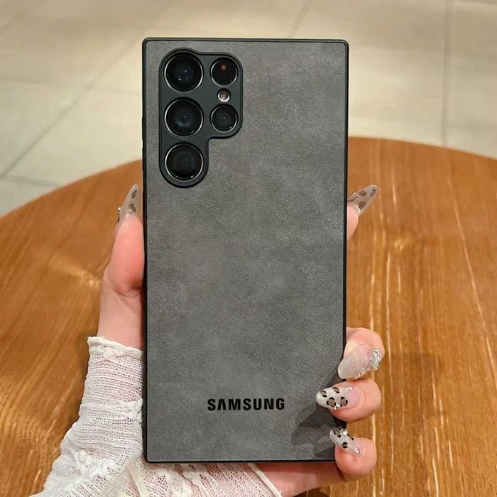 Capa Samsung traseira em couro - PORTES INCLUIDOS