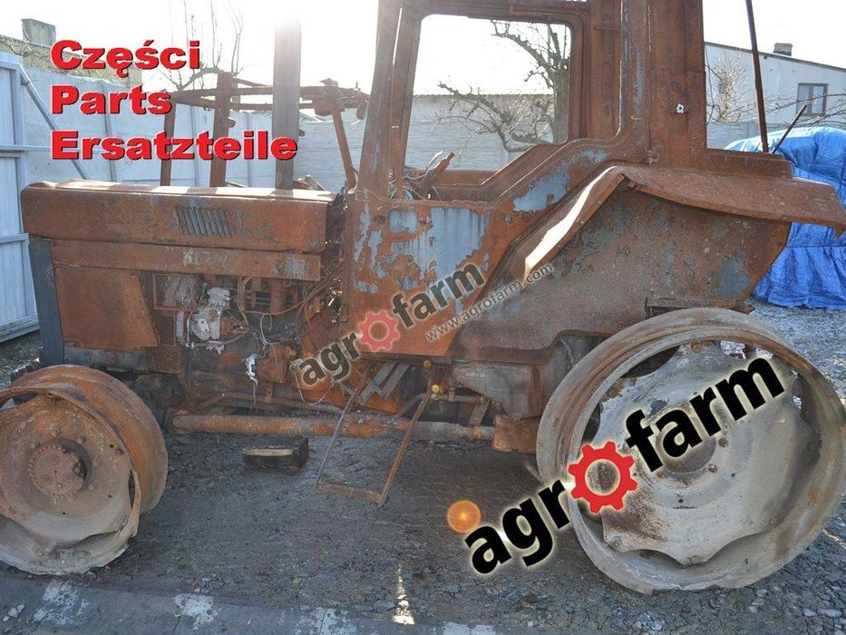 Case 856 części, skrzynia biegów, silnik