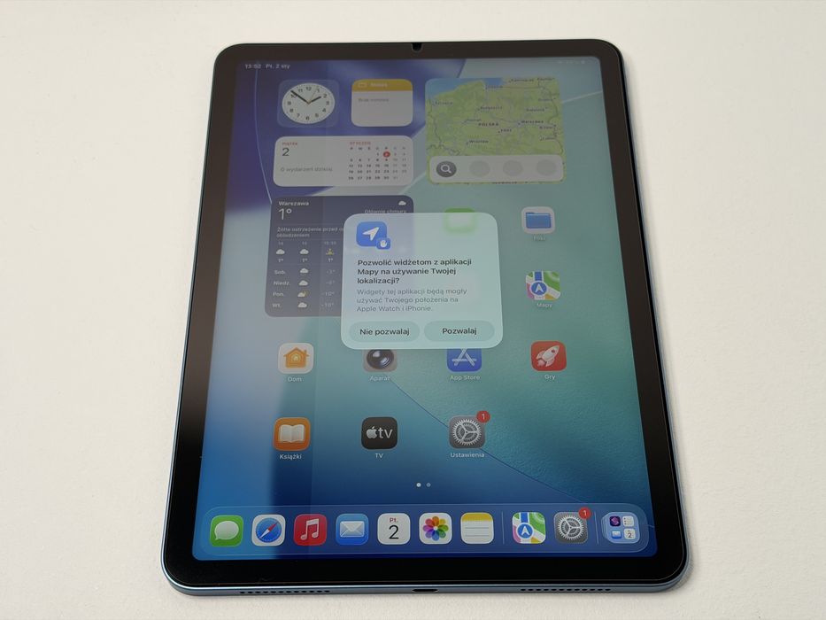 iPad Air 5 (A2588) - 256GB - Apple M1 - wada - faktura VAT 23%